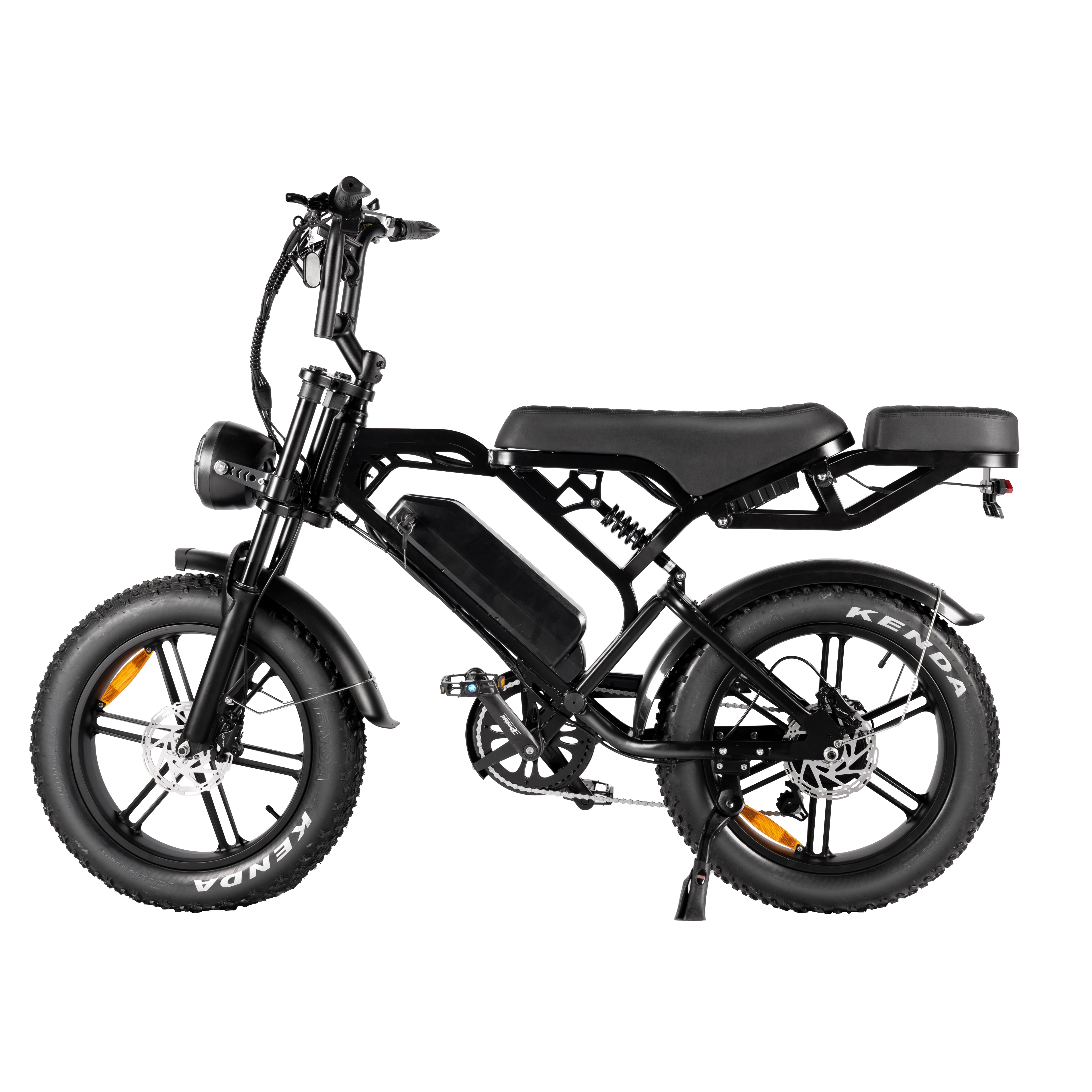 Bicicleta gorda V20 - Incl. asiento trasero + reposapiés + alarma