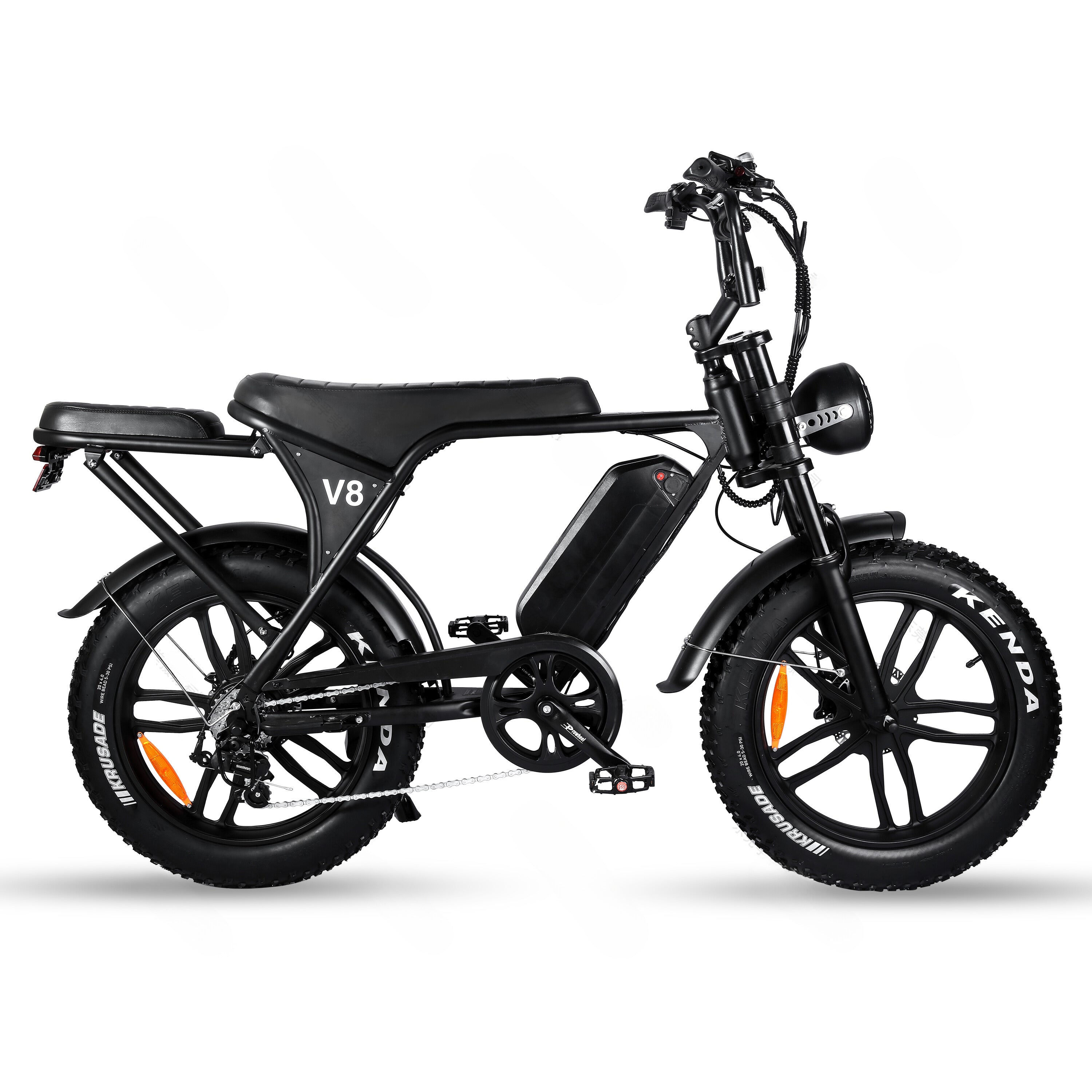 SUPER DEAL! OUXI V8 3.0 Fatbike - Incl. Achterzitje + Voetsteuntjes + Alarm